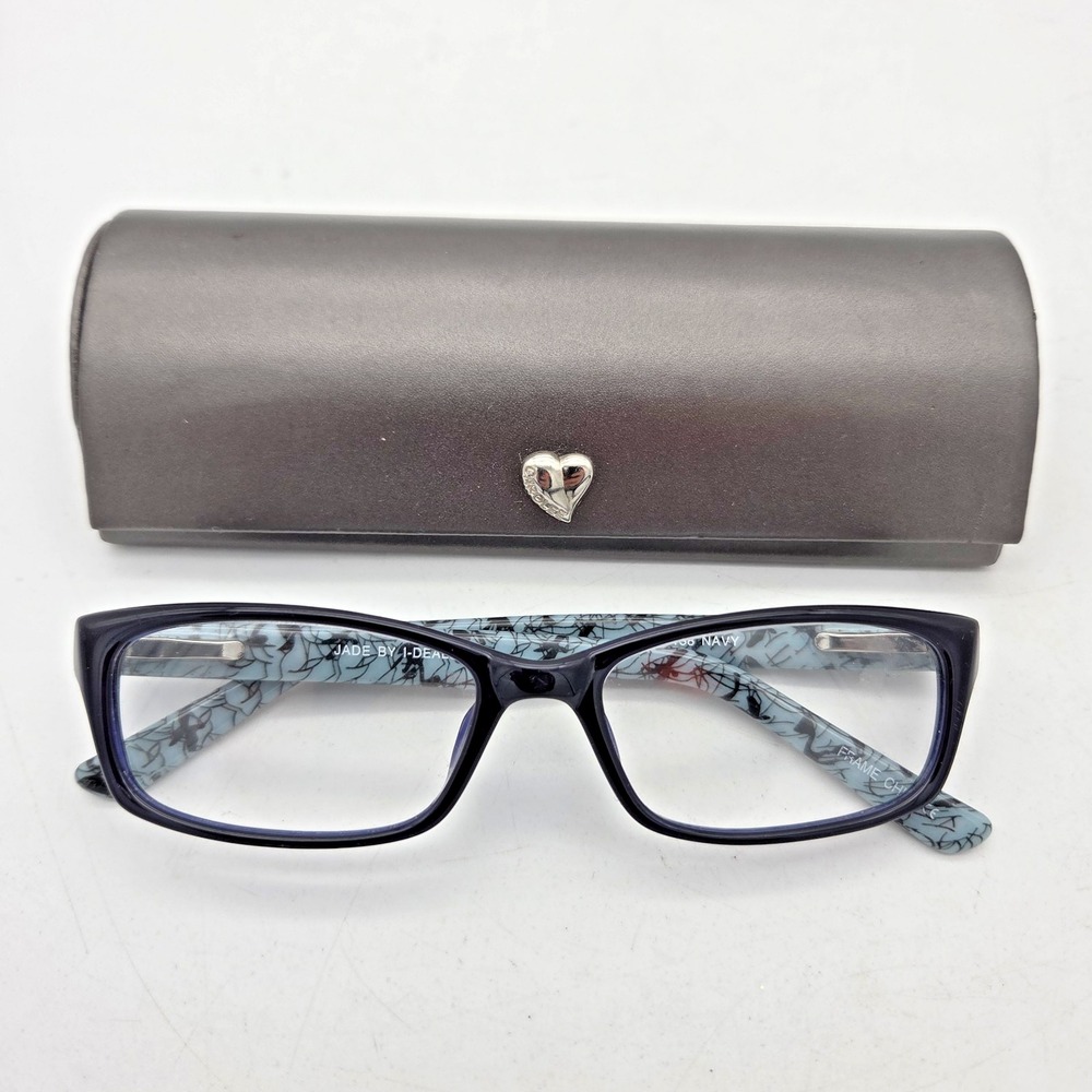 I-Deal Optics JADE Navy 50-18-138 Plastic Full Rim Eyeglasses Frame Only